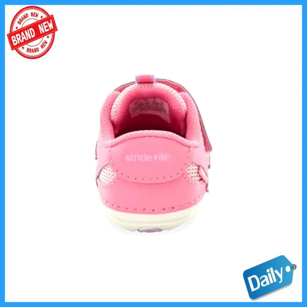 Infant Toddler First Walker Shoes Flexible Sneakers Hook Loop Closure